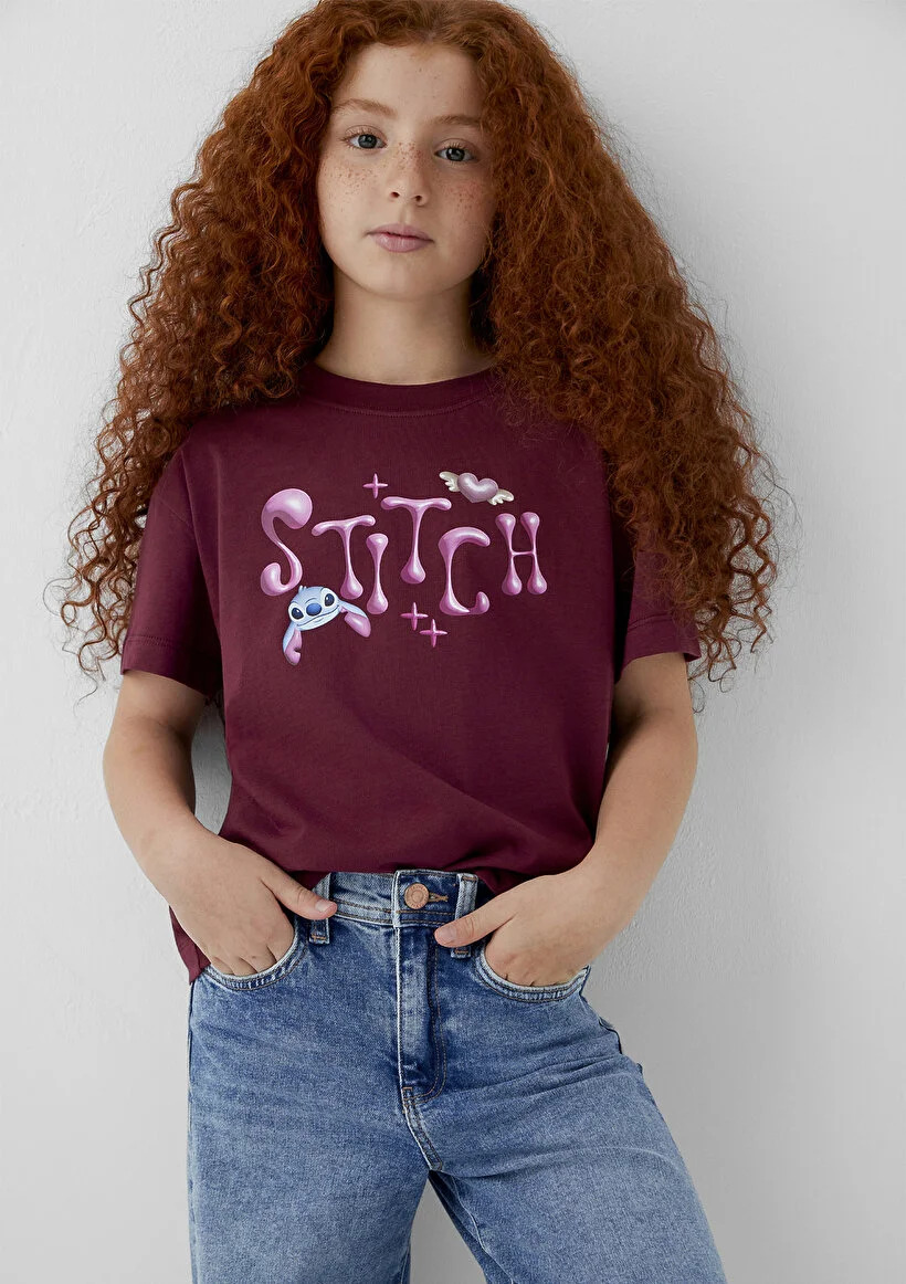 Mavi Çocuk M7610481-70393 STITCH TİŞÖRT Burgundy Mavi