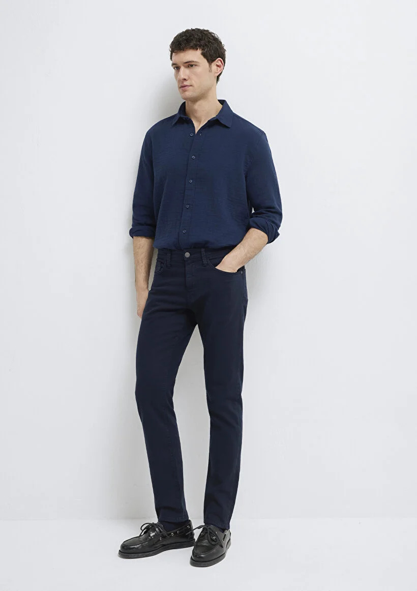 Mavi Erkek M0035190674 Pantolon Marcus Koyu Lacivert Comfort Lacivert