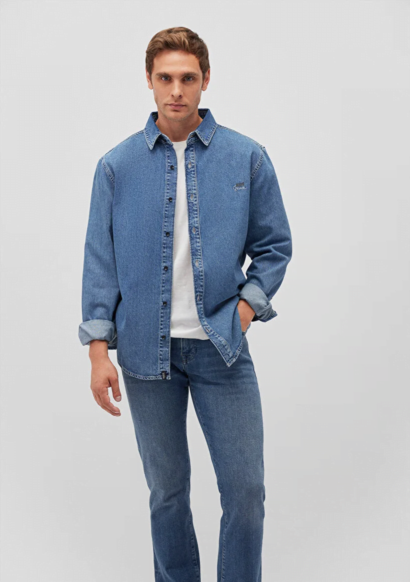 Mavi Erkek M0210496-87937 Roy Vintage Blue Lux Black Mavi
