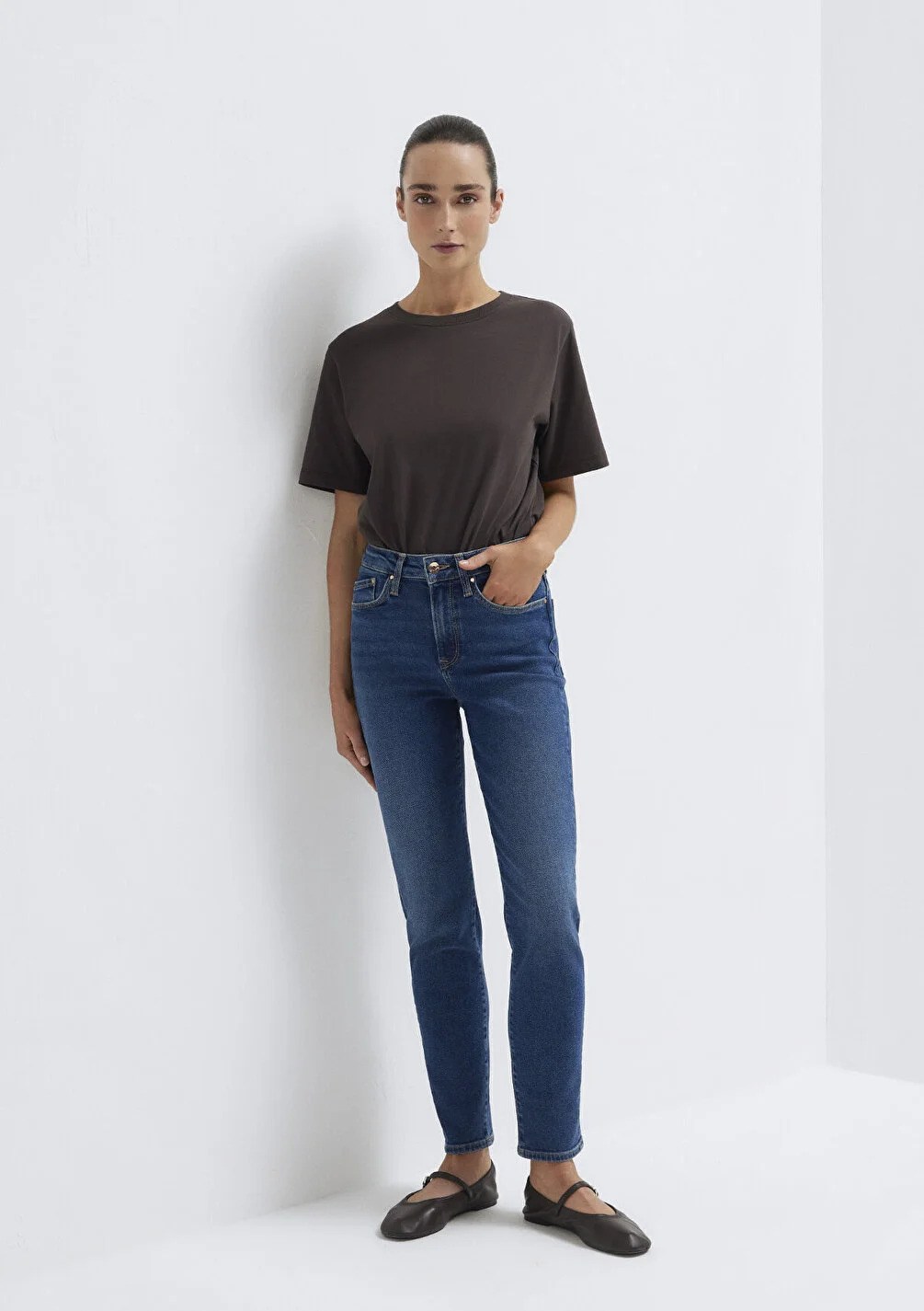 Mavi Kadın M100277-33687 Cındy Dark Gold Shape Standart