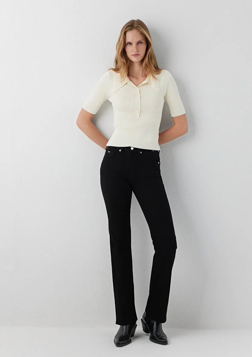 Mavi Kadın  M101225-A3853 Denim Pantolon MARIA Black Mavi Edition Siyah