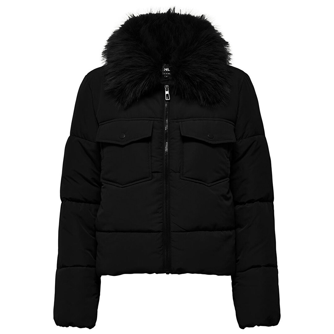 Only Kadın 15322000 Onlmaggı Fur Puffer Lıfe Cc Otw Siyah