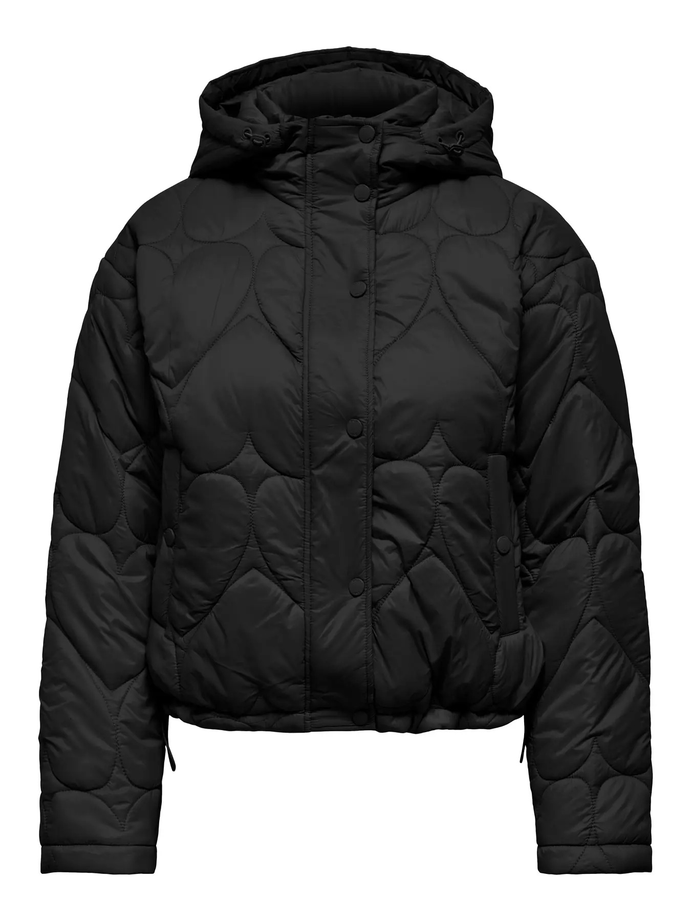 Only Kadın 15373691 Onltahia Lw Heart Hood Jacket Cc Otw Siyah