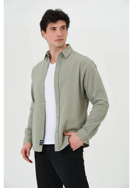 Pique Erkek 26EG1002 Gömlek Mint