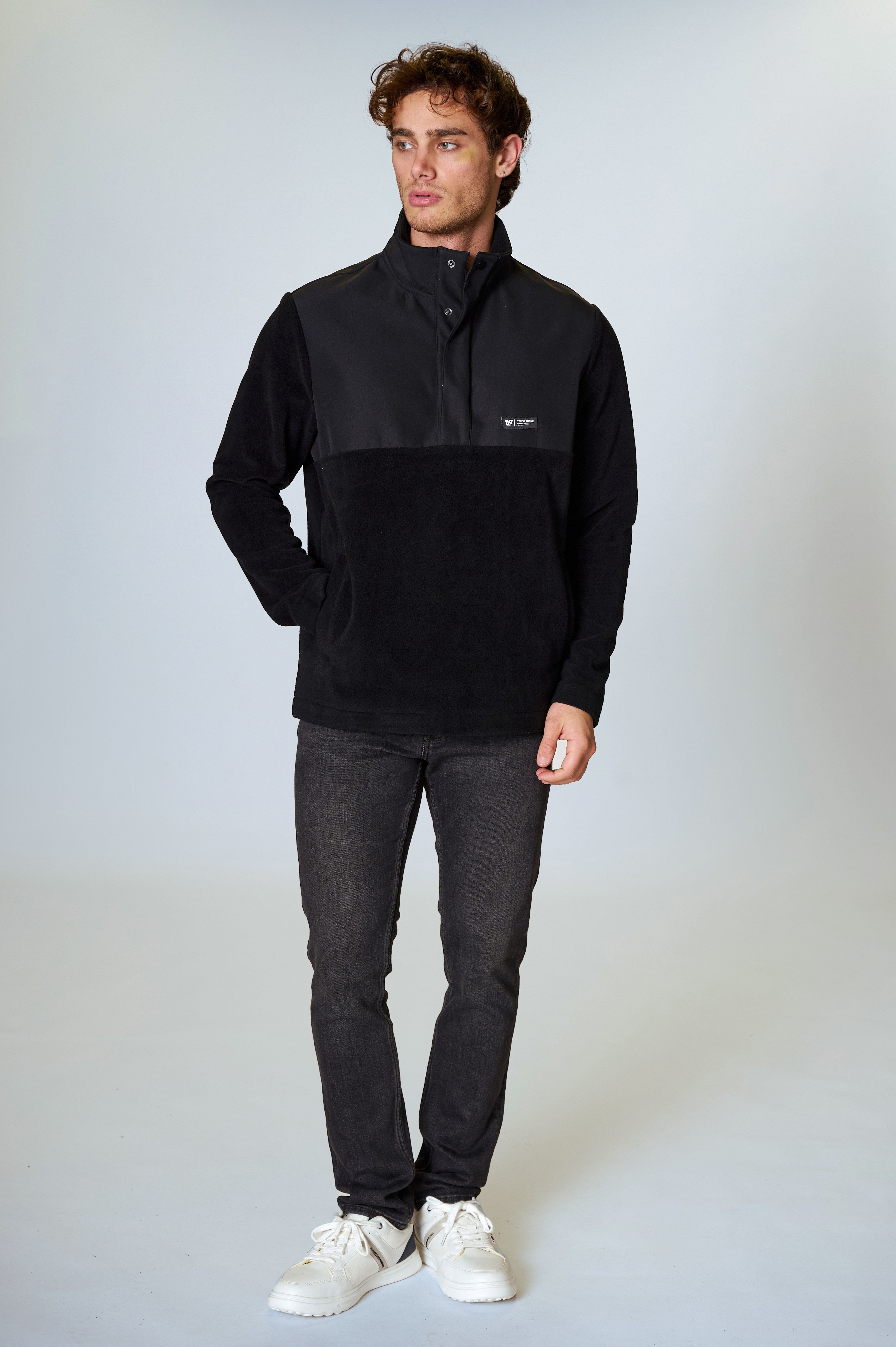 Twister Erkek 26K-Esw Polar 2912 Sweatshırt Siyah