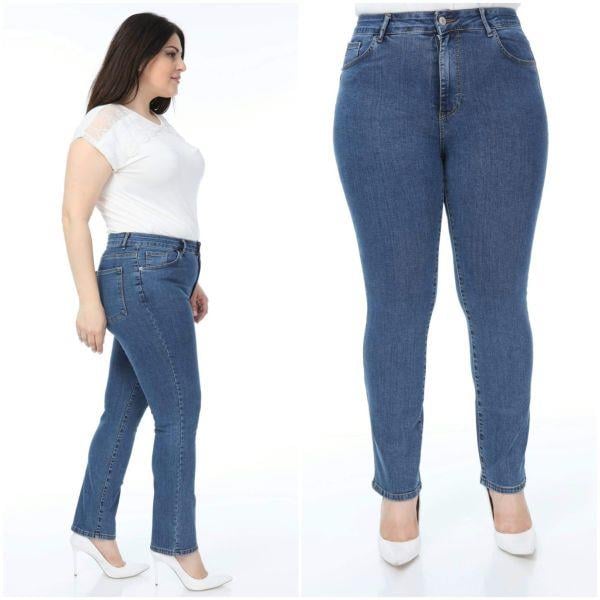 0095 Slim Fit Dar Paça Jean Mavi