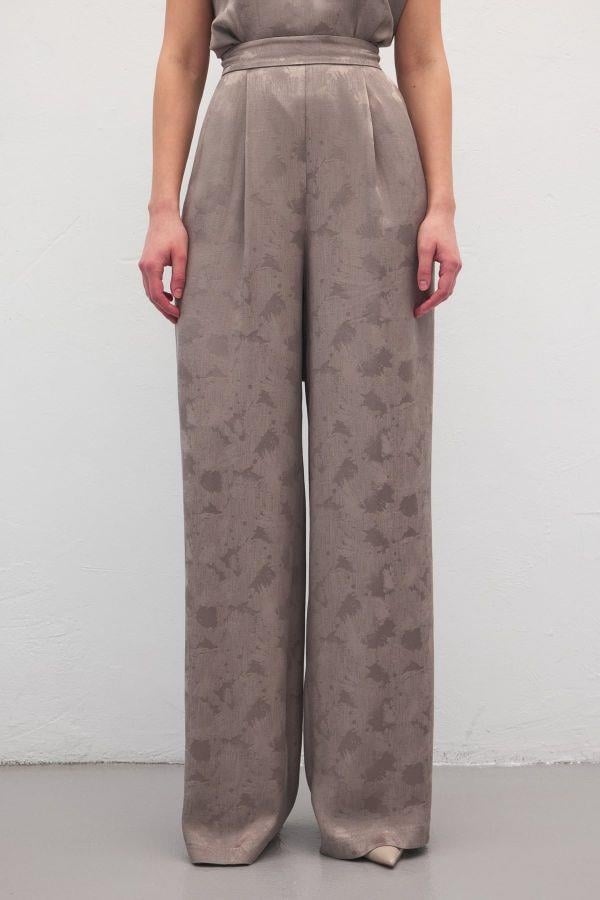 5090 Jakarlı Pantolon Vizon