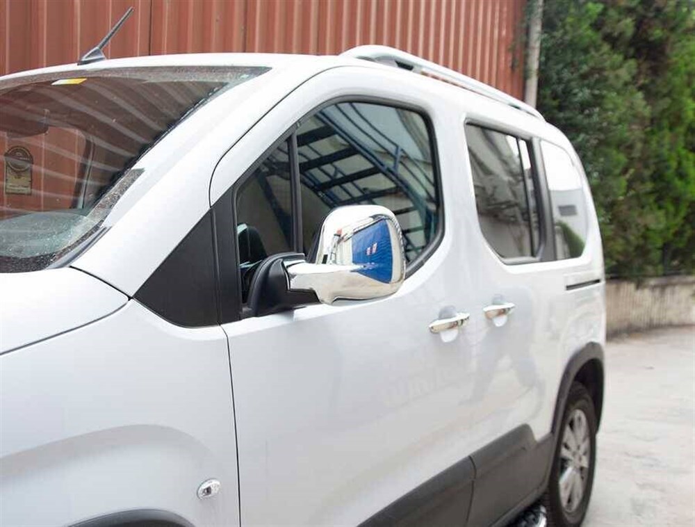 Bomag Peugeot Partner Tepee 2 Krom Ayna Kapağı 2 Parça 2012-2018 Arası