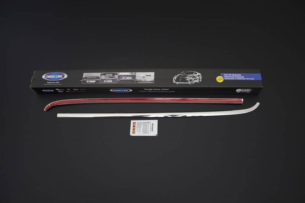 OMSA Citroen Berlingo 2 Krom Cam Alt Çıtası 2 Parça 2008-2018 Arası