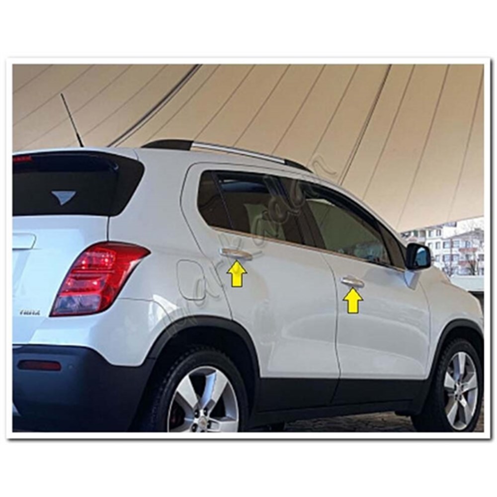 DB Chrome Chevrolet Trax Kapı Kolu Nikelajı 2013-2020 4 Kapı P.Çelik