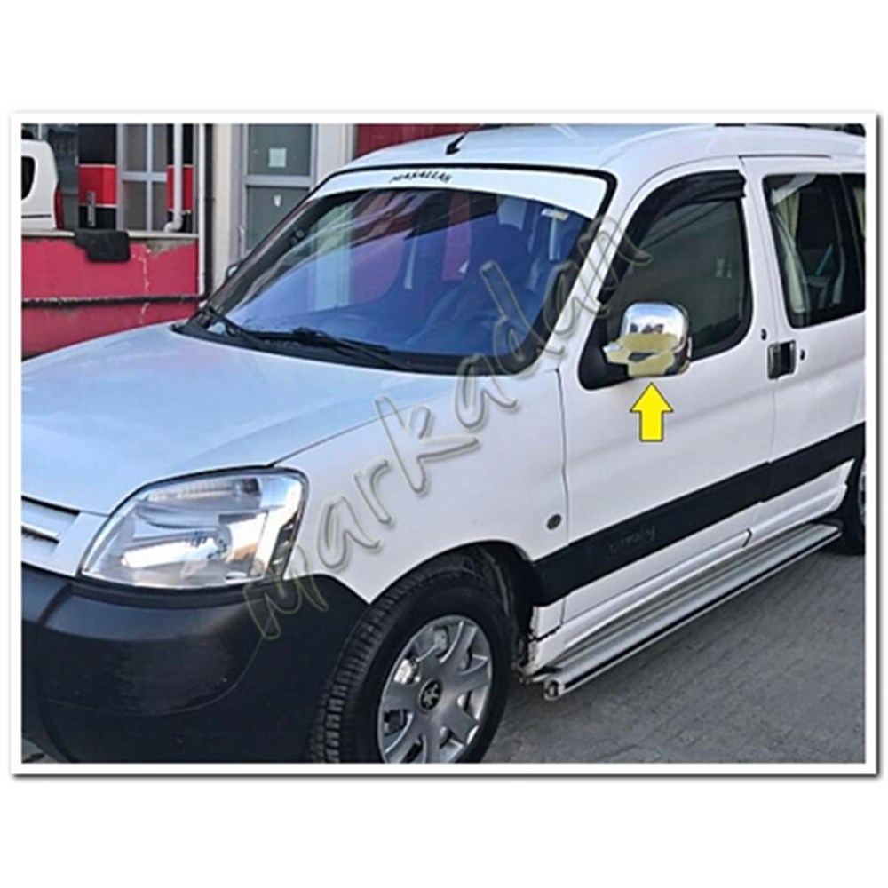DB Chrome Citroen Berlingo Krom Ayna Kapağı 1996-2008 2 Parça Abs Krom