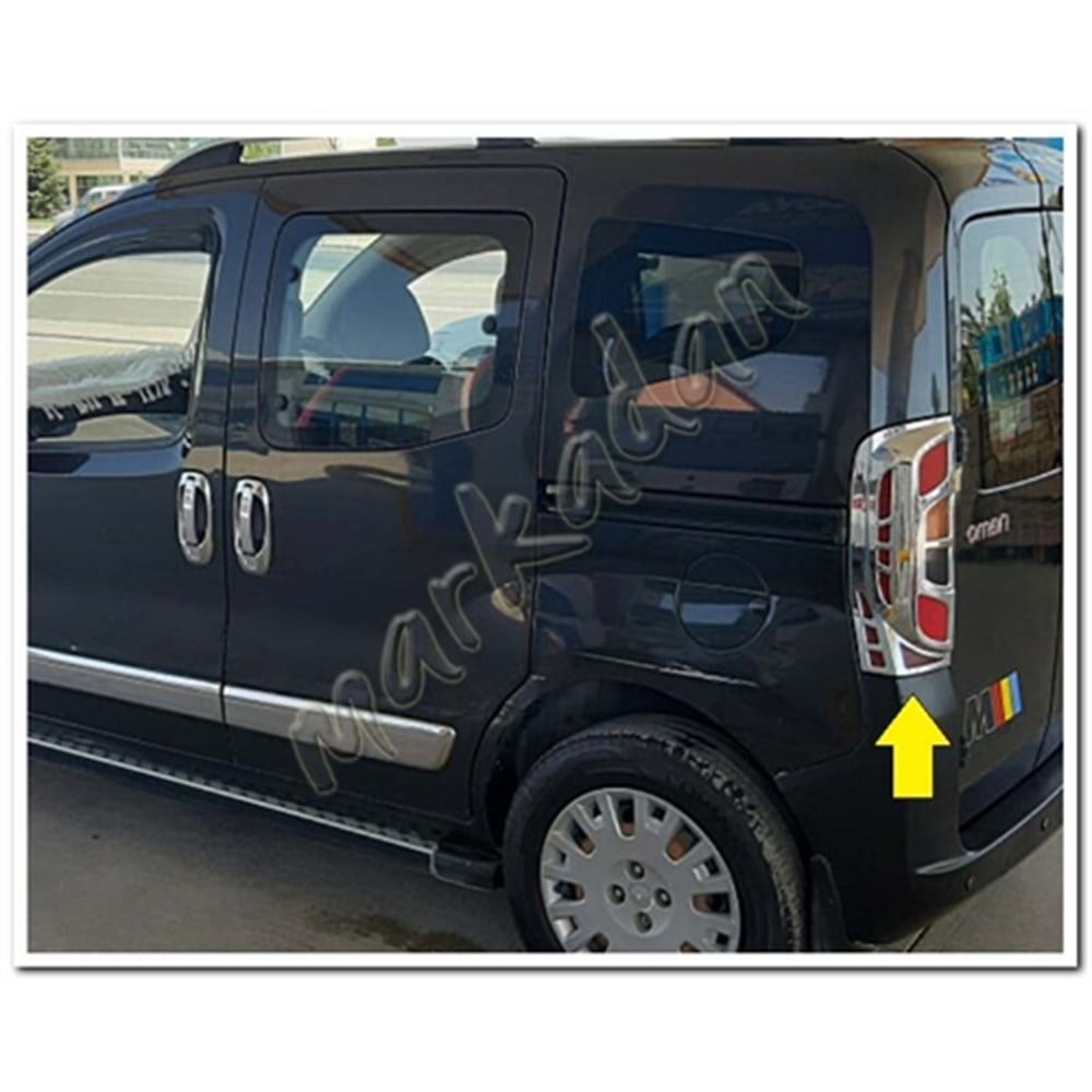 DB Chrome Citroen Nemo Stop Çerçevesi 2008 Sonrası 2 Parça Abs Krom