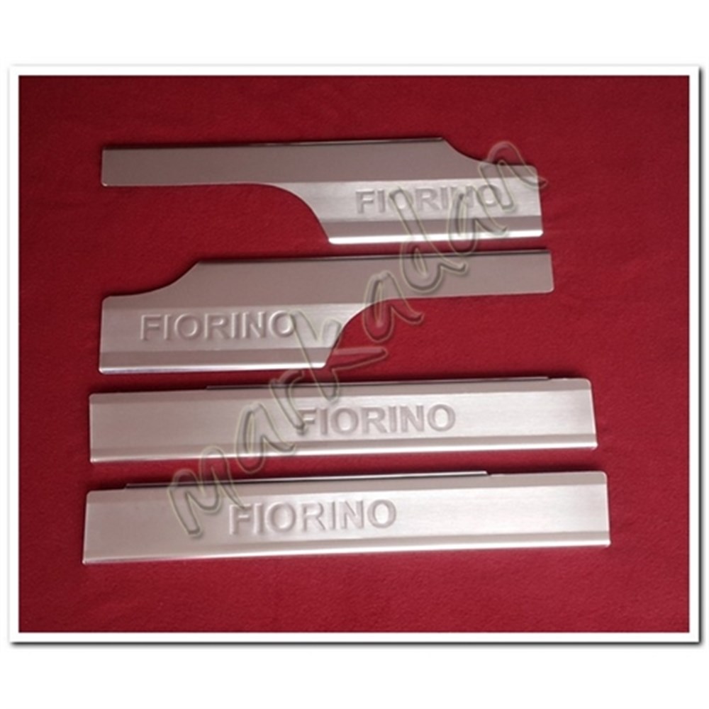 DB Chrome Fiat Fiorino Krom İç Kapı Eşiği 2008 Sonrası 4 Parça P.Çelik