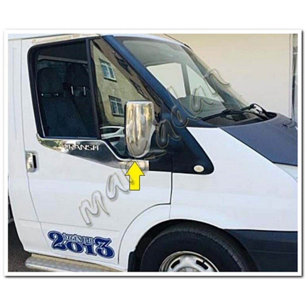 DB Chrome Ford Transit Krom Ayna Kapağı 2003-2013 2 Parça Abs Krom