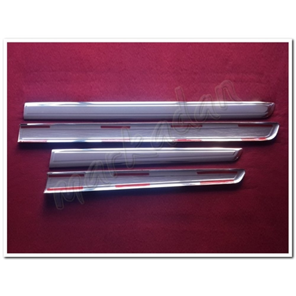DB Chrome Renault Kangoo Krom Yan Kapı Çıtası 2008-2020 4 Parça P.Çelik