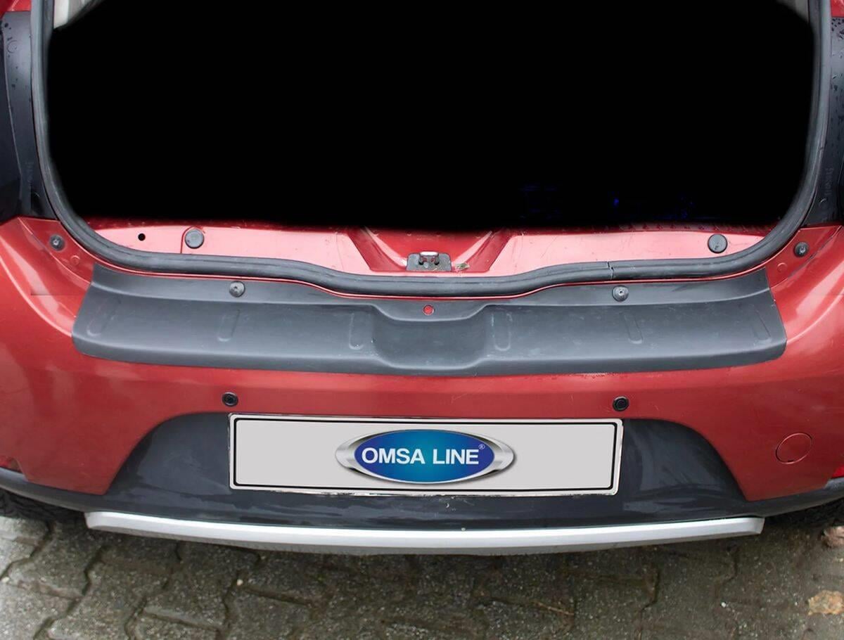 Dacia Sandero Stepway Arka Tampon Eşiği Parlak Plastik 2012-2020 Arası