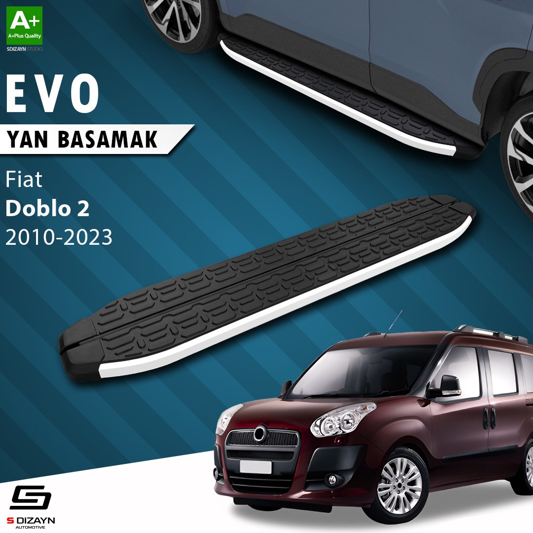 Fiat Doblo 2 Uzun Şase Evo Aluminyum Yan Basamak 223 Cm 2010-2023