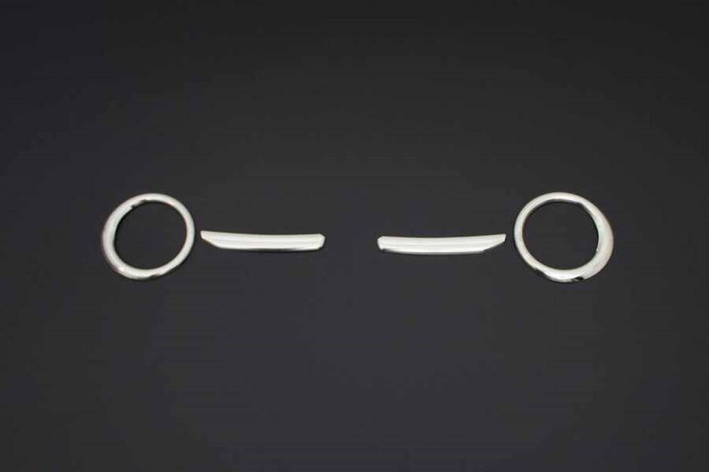 OMSA Fiat Doblo Krom Sis Farı Çerçevesi 4 Parça 2010-2014 Arası