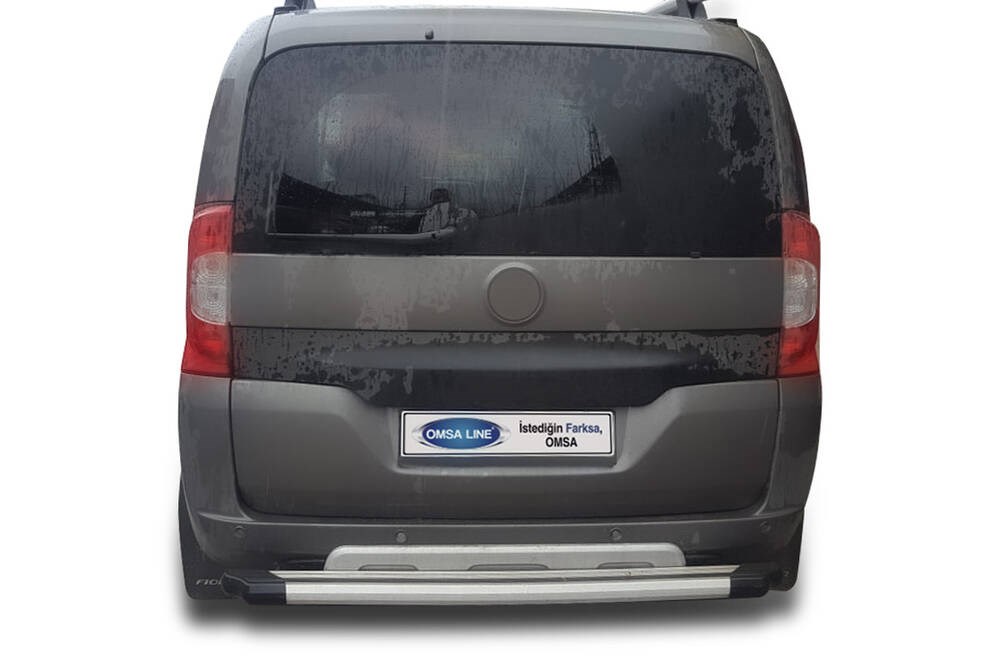 OMSA Fiat Fiorino Ms Line Arka Koruma Alüminyum 2008-2015 Arası