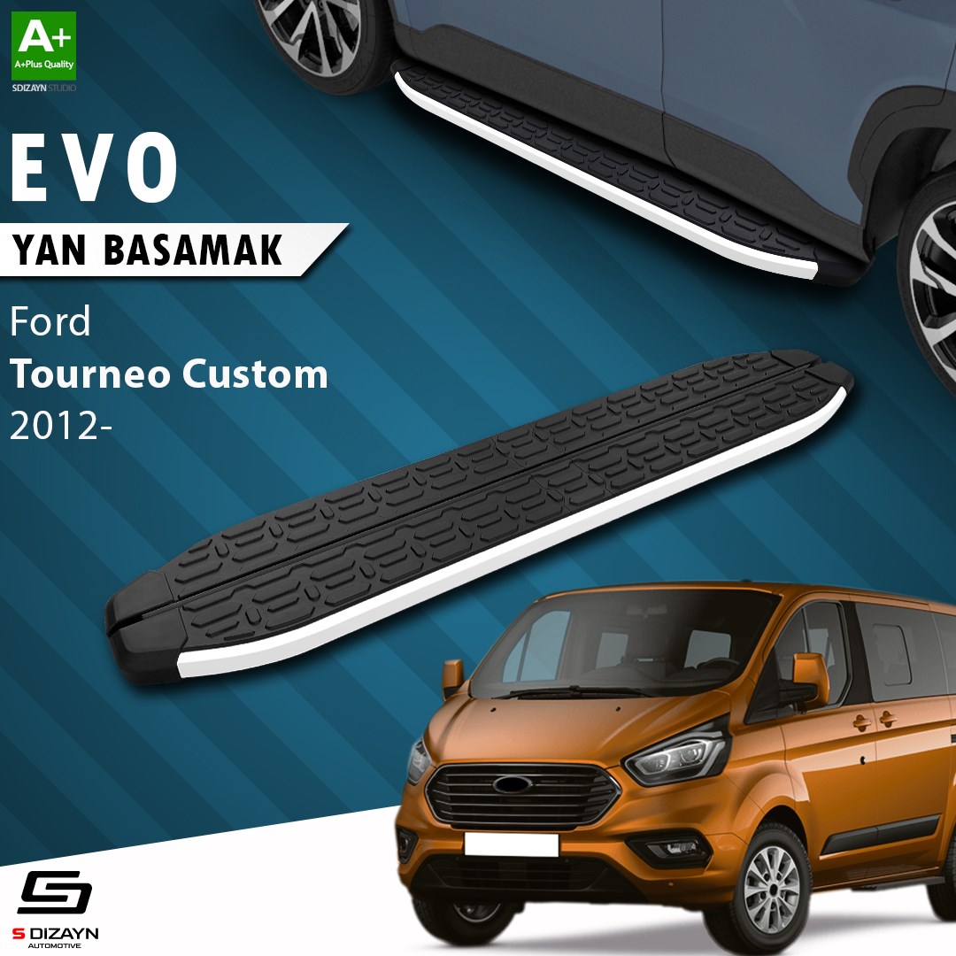 Ford Tourneo Custom Uzun Şase Evo Aluminyum Yan Basamak 243 Cm 2012-2023