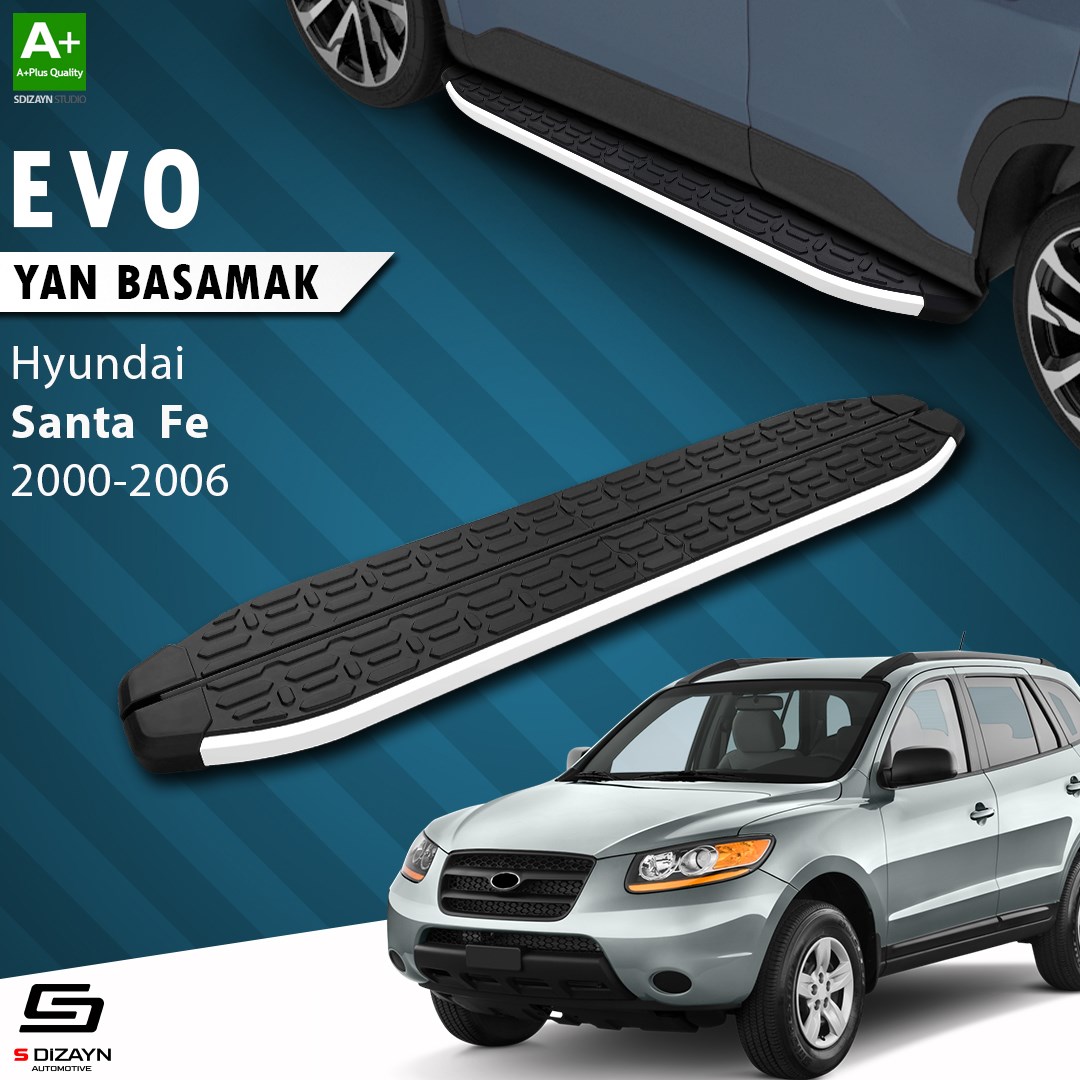 Hyundai Santa Fe Evo Aluminyum Yan Basamak 163 Cm 2000-2006
