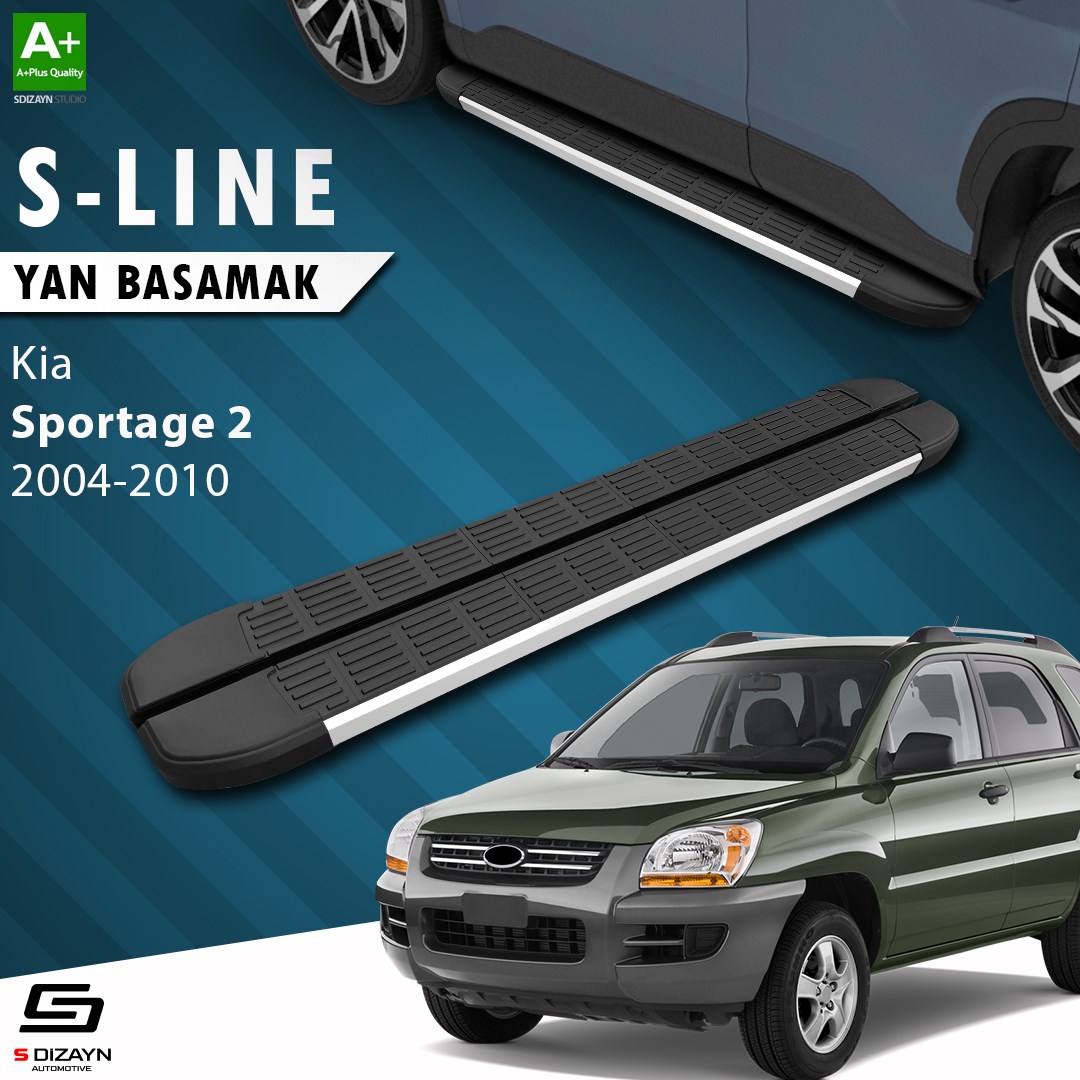 Kia Sportage 2 S-Line Aluminyum Yan Basamak 173 Cm 2004-2010