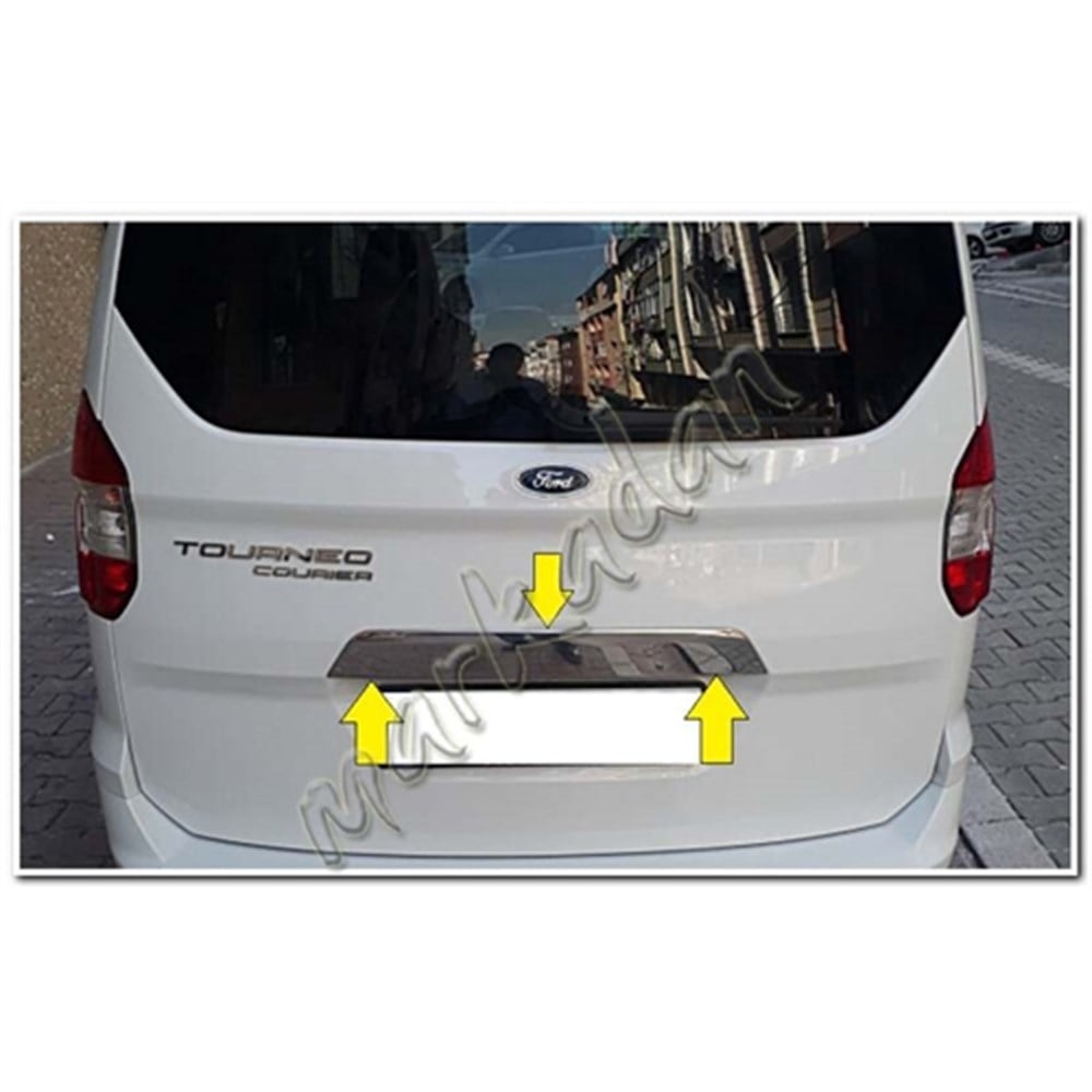 Markadan Ford Tourneo Courier Krom Bagaj Çıtası 2014-2023 Paslanmaz Çelik