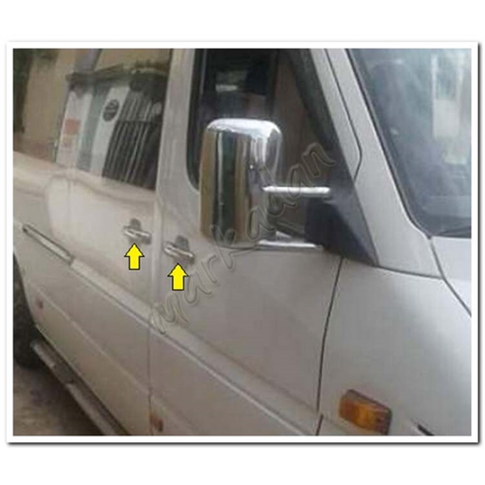 Markadan Mercedes Sprinter Krom Kapı Kolu 1998-2006 4 Kapı Paslanmaz Çelik
