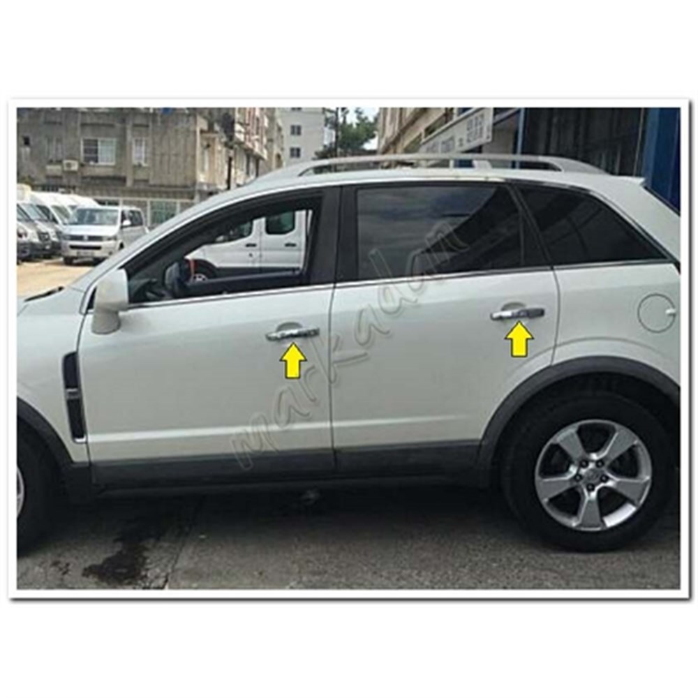 Markadan Opel Antara Krom Kapı Kolu 2007 Sonrası 4 Kapı Paslanmaz Çelik