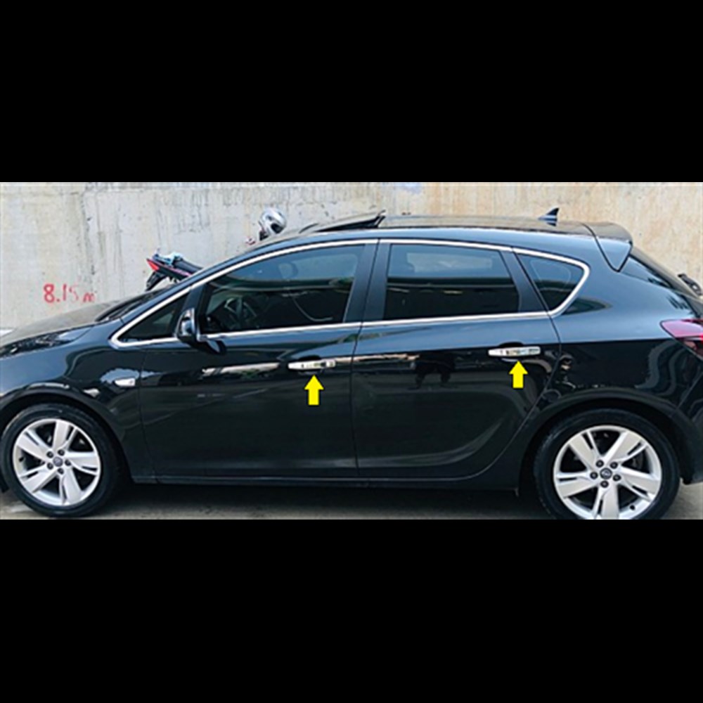 Markadan Opel Astra J Krom Kapı Kolu 2009-2016 4 Kapı Paslanmaz Çelik
