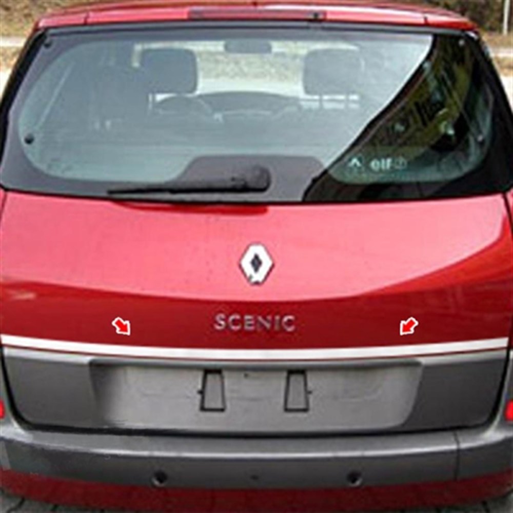 Markadan Renault Scenic 2 Krom Bagaj Çıtası 2003-2009 Paslanmaz Çelik
