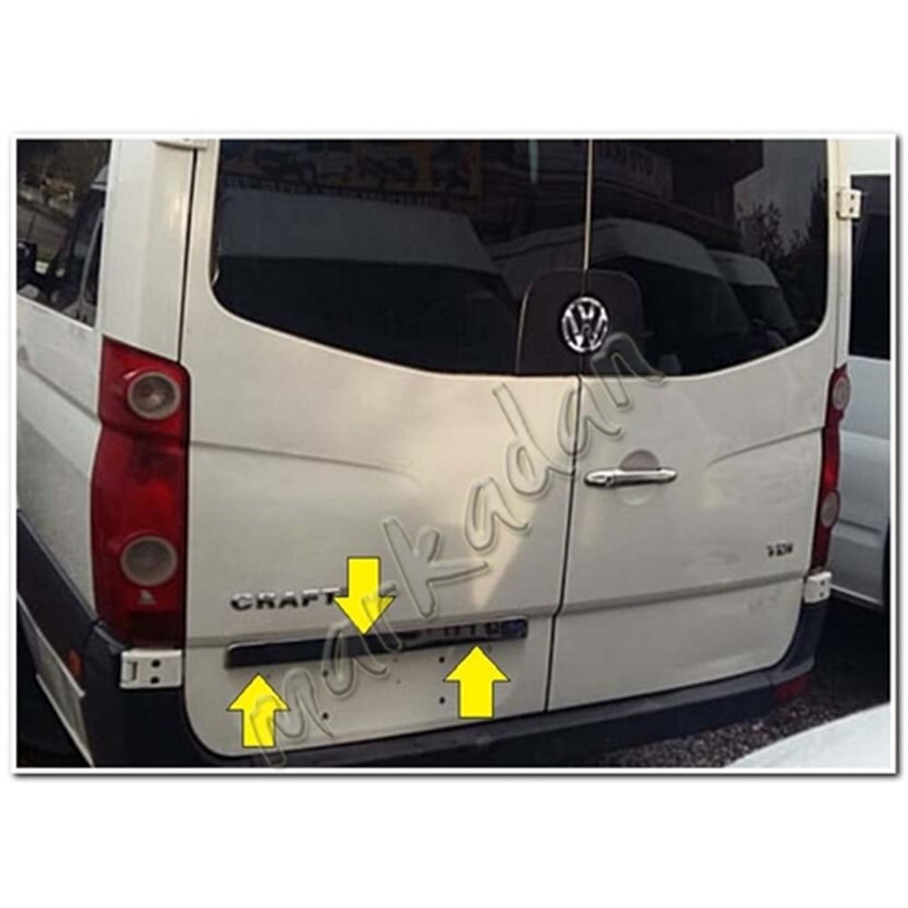 Markadan VW Crafter Krom Bagaj Çıtası 2006-2017 Paslanmaz Çelik