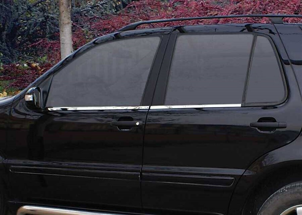 OMSA Mitsubishi Lancer HB Krom Cam Alt Çıtası 4 Parça 2007-2017 Arası