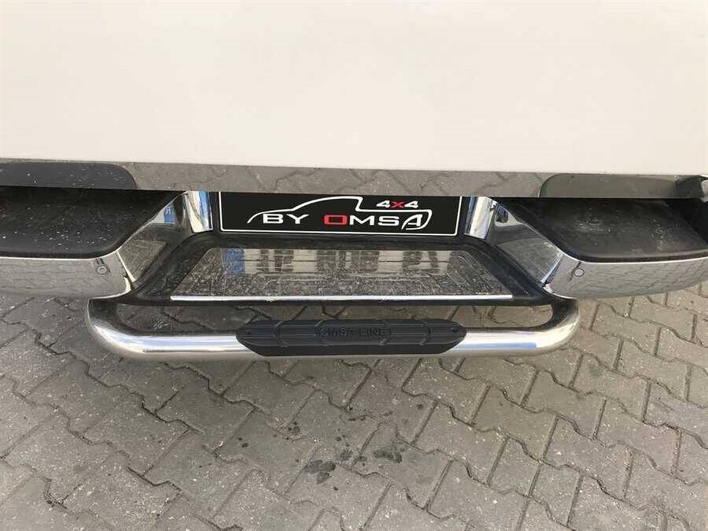 OMSA Nissan Navara Arka Koruma Çap:76 Krom 2016 ve Sonrası