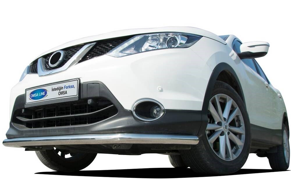 OMSA Nissan Qashqai Texas Ön Alt Koruma Çap:60 Krom 2014-2018 Arası