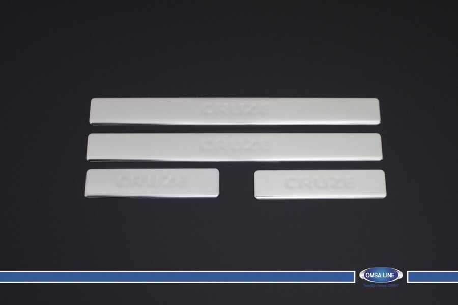 OMSA Chevrolet Cruze Krom Kapı Eşiği 4 Parça 2009-2016 Arası