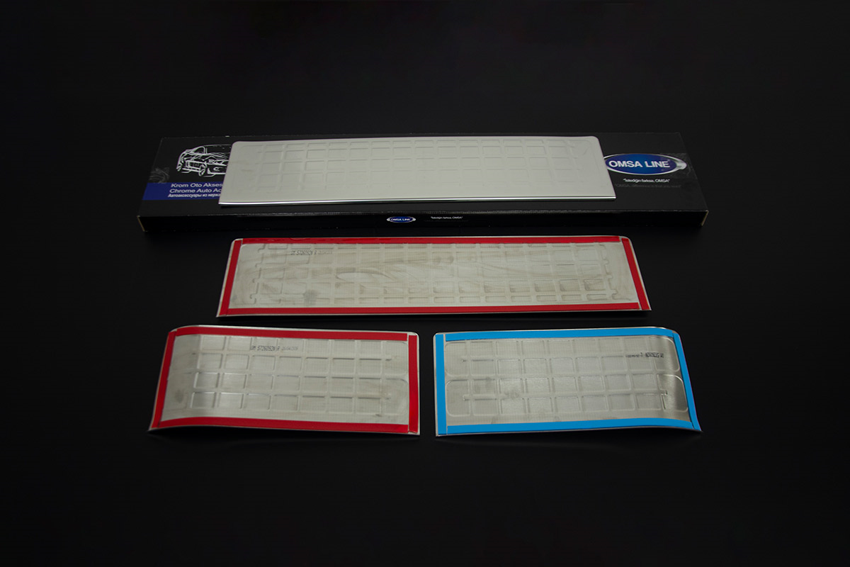 OMSA Citroen Space Tourer Krom Kapı Eşiği Normlu 4 Parça 2024 ve Sonrası