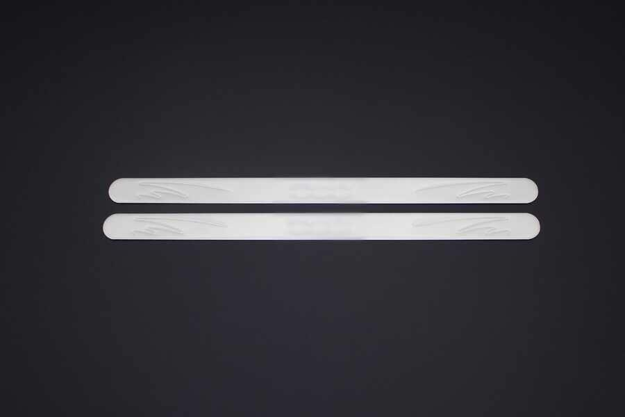 OMSA Fiat 500 Krom Kapı Eşiği Yazılı 2 Parça 2007 ve Sonrası