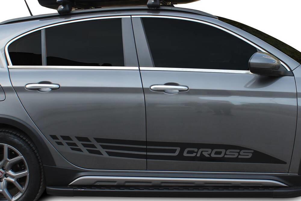 OMSA Fiat Egea Krom Cam Çerçevesi 8 Parça Taşlı 2016 ve Sonrası