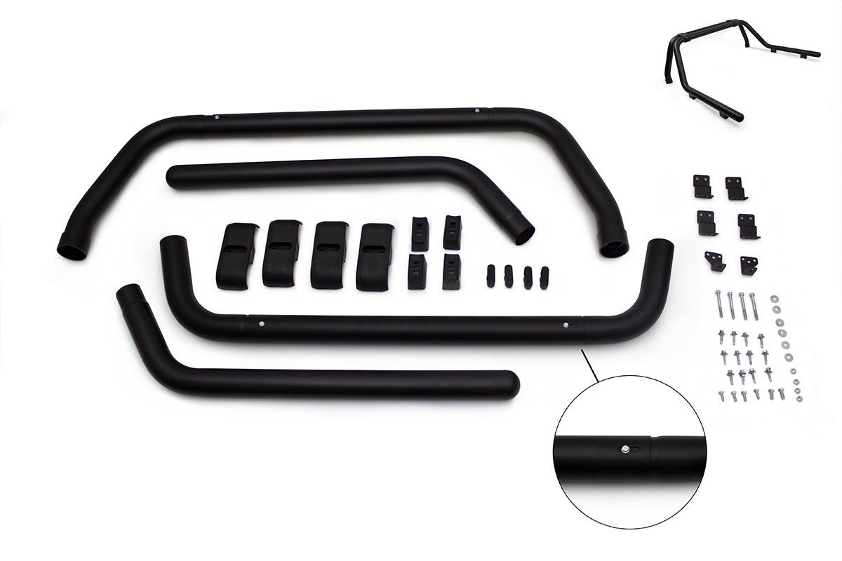 OMSA Ford F150 Kobra Roll Bar Çap:76 Siyah 2009-2014 Arası