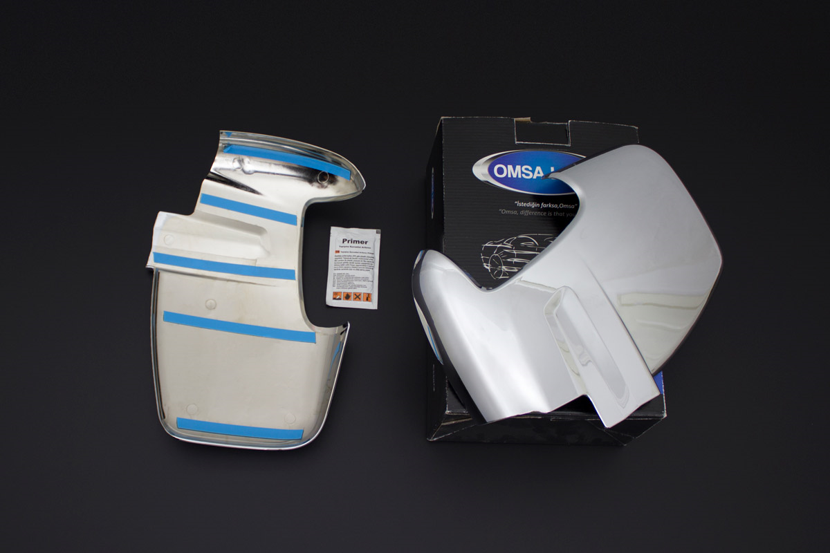 OMSA Ford Transit Krom Ayna Kapağı ABS 2 Parça 2014-2023 Arası