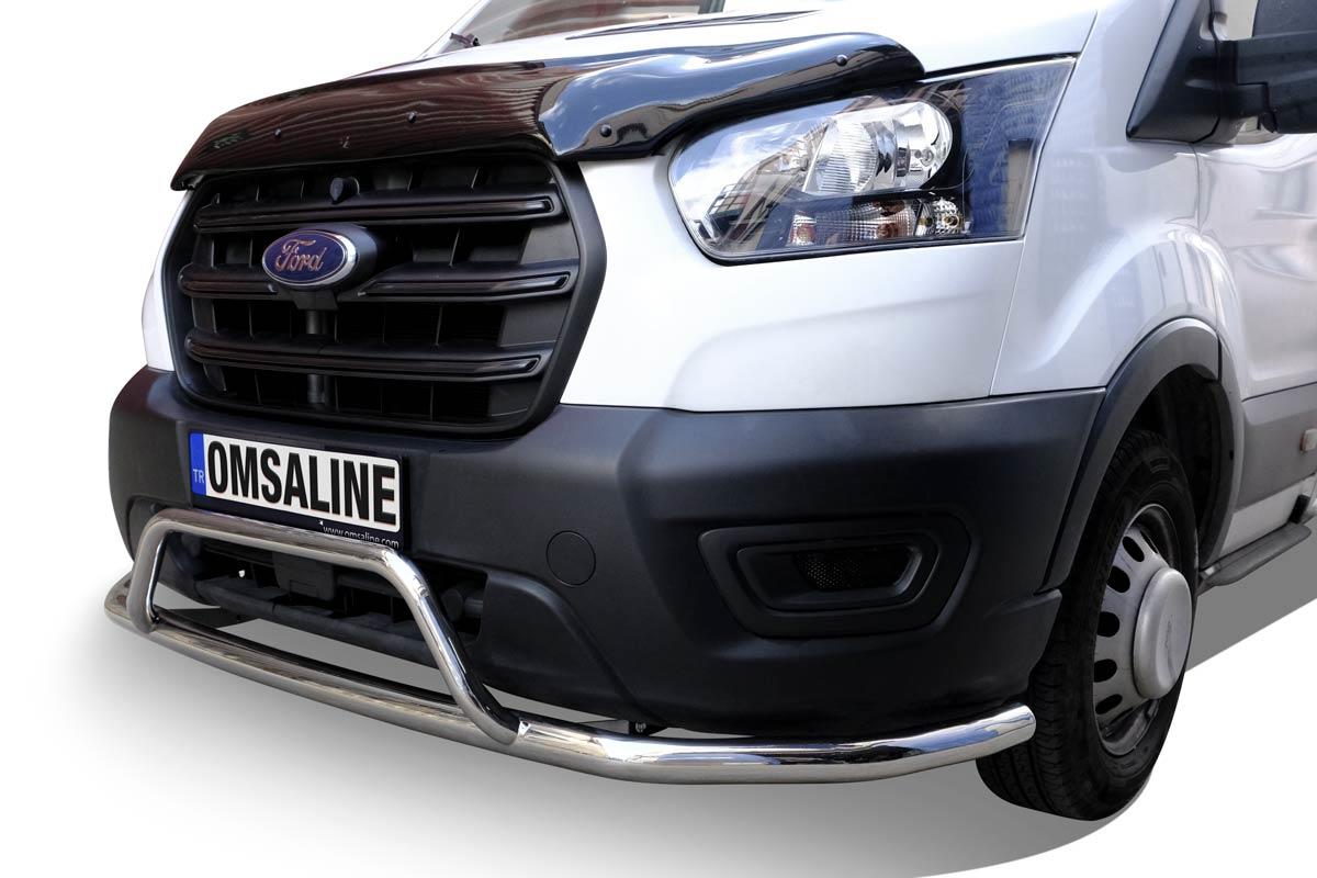 OMSA Ford Transit Ön Alt Koruma Sensörsüz Çap:60-42 Krom 2019 ve Sonrası