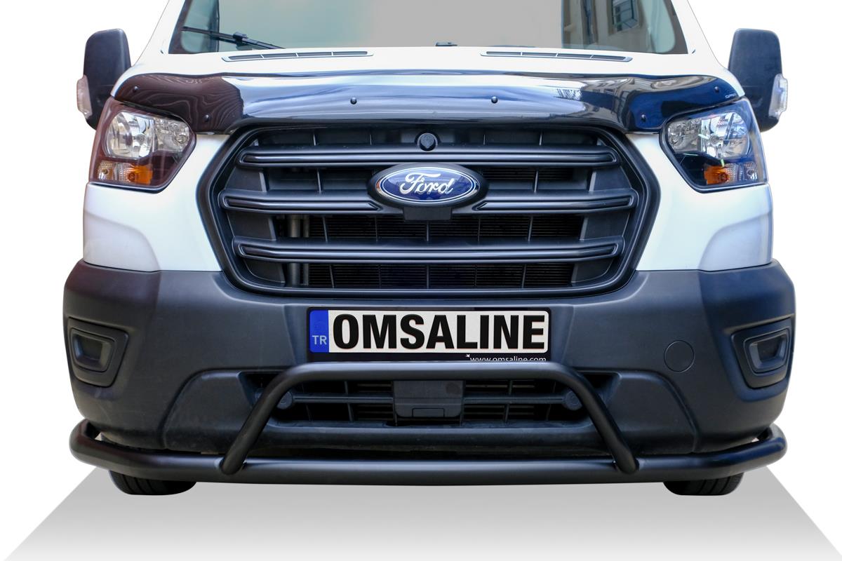 OMSA Ford Transit Ön Alt Koruma Sensörsüz Çap:60-42 Siyah 2019 ve Sonrası