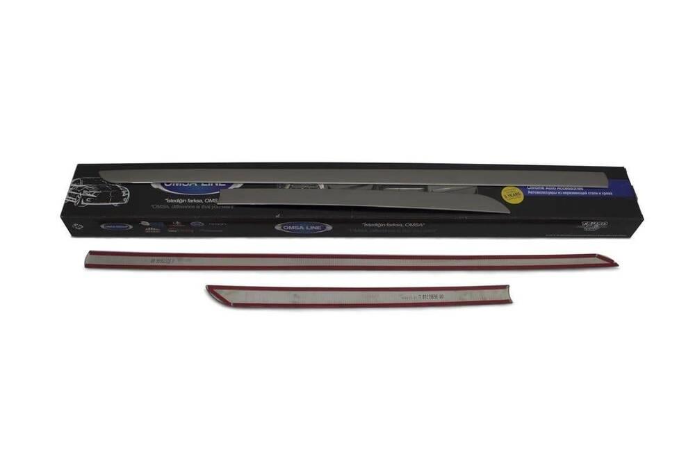 OMSA Mercedes X-Class Siyah Krom Yan Kapı Çıtası 4 Parça 2017-2020 Arası