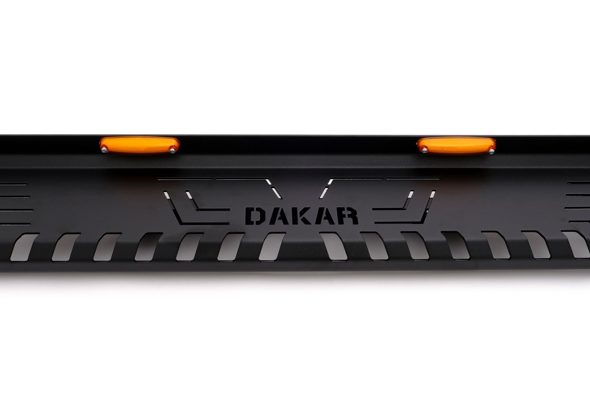 OMSA Mitsubishi L200 Dakar Yan Basamak Siyah V1 Ledli 2019-2023 Arası