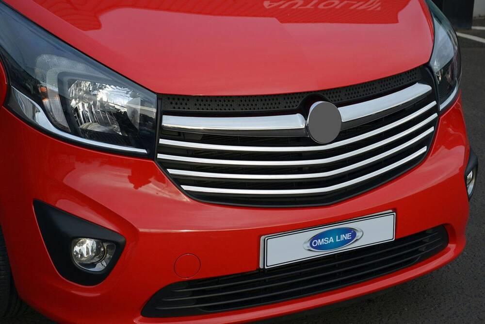 OMSA Opel Vivaro Krom Ön Panjur 4 Parça 2014-2018 Arası