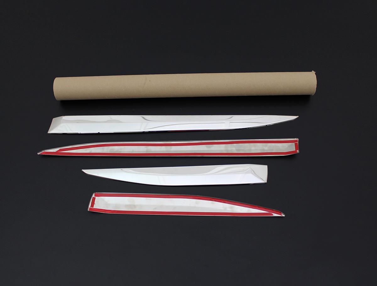 OMSA Peugeot 2008 EV Krom Yan Kapı Çıtası 4 Parça 2023 ve Sonrası