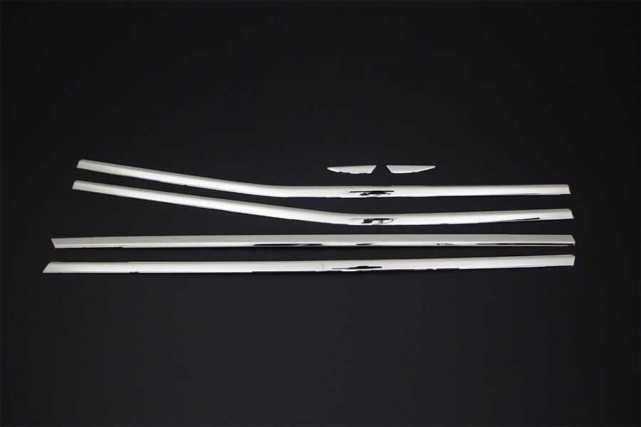 OMSA Renault Megane 4 HB Krom Cam Alt Çıta 6 Parça 2021 ve Sonrası