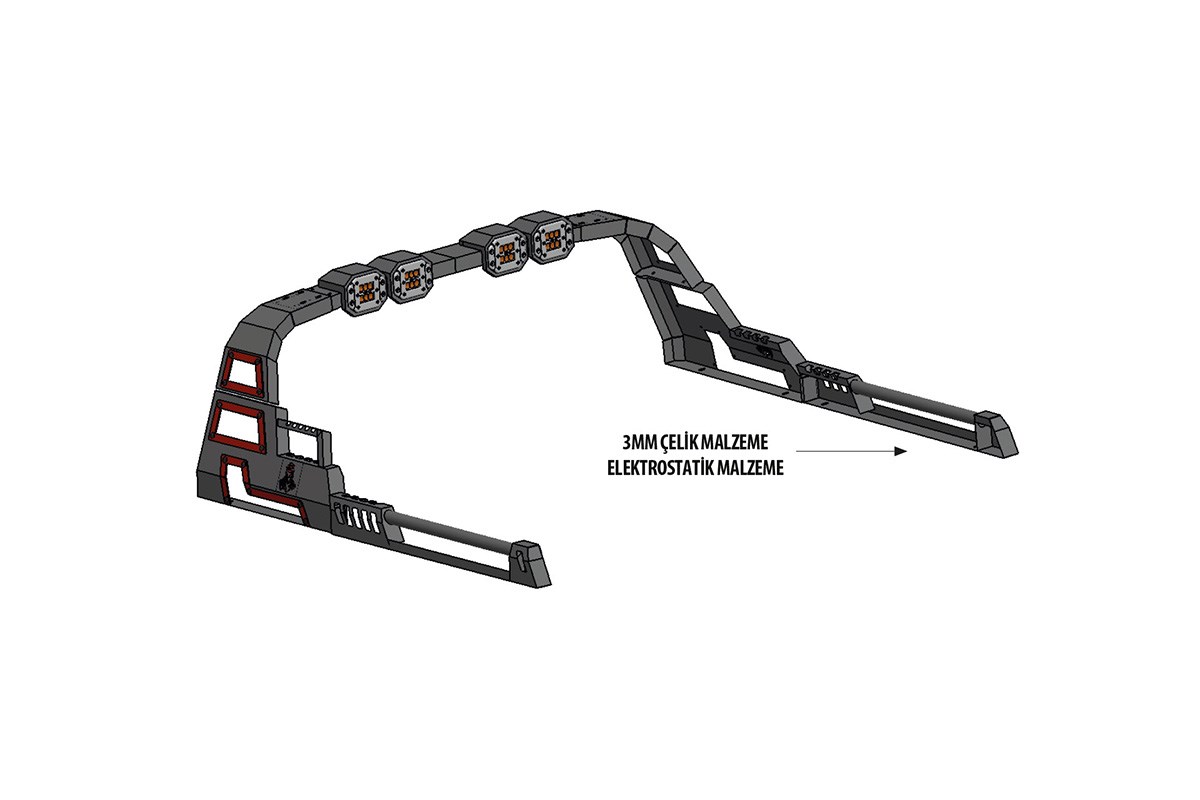 OMSA Ssangyong KGM Musso Dakar Ledli Rollbar 2026 ve Sonrası
