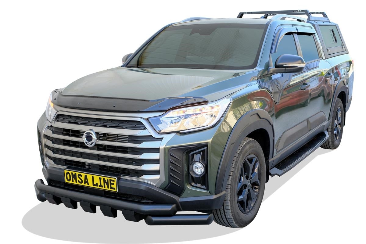 OMSA Ssangyong Musso Shark Ön Koruma Çap:76 Siyah 2019 ve Sonrası